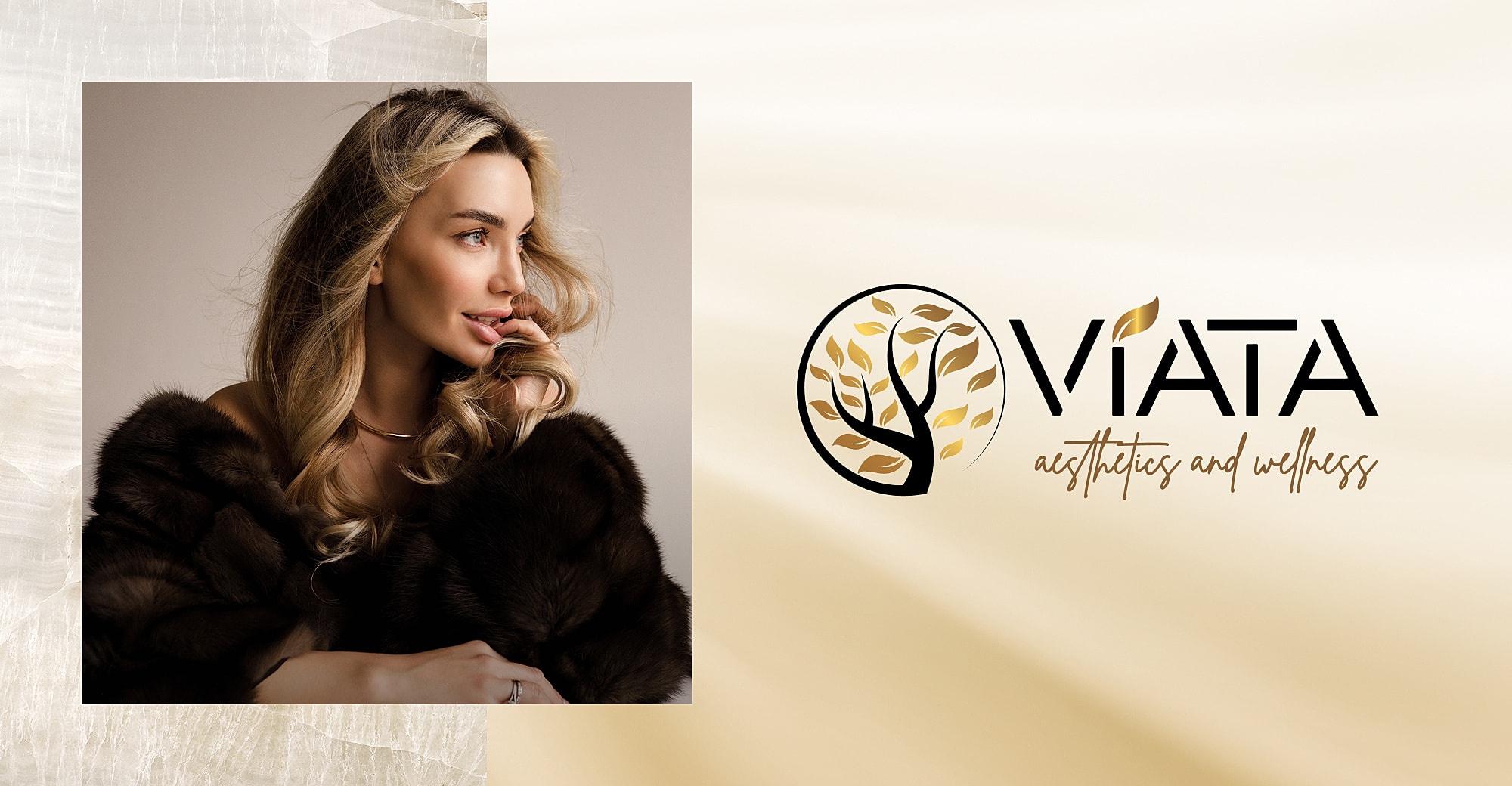 Clean, professional medical spa treatment room with neutral tones at Viata Aesthetics and Wellness in Katy