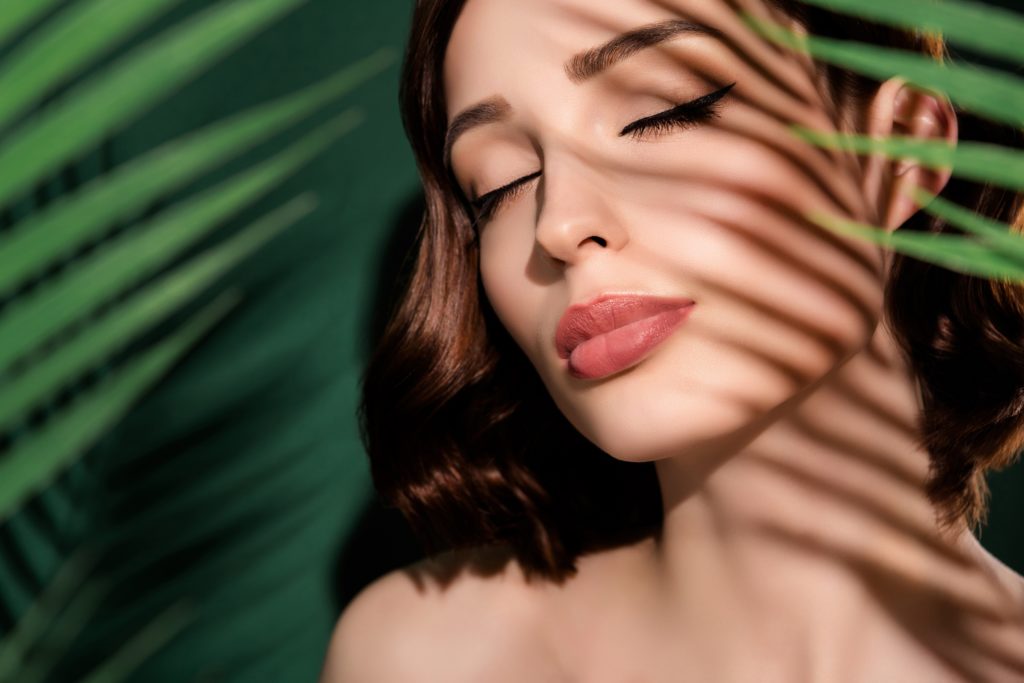 Portrait Of Young Happy Dreamy Female With Closed Eyes | Viata Aesthetics and Wellness in Katy TX